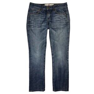 Easy Money Women's Lowrise Sterling Straight Crop Jeans Size 27
